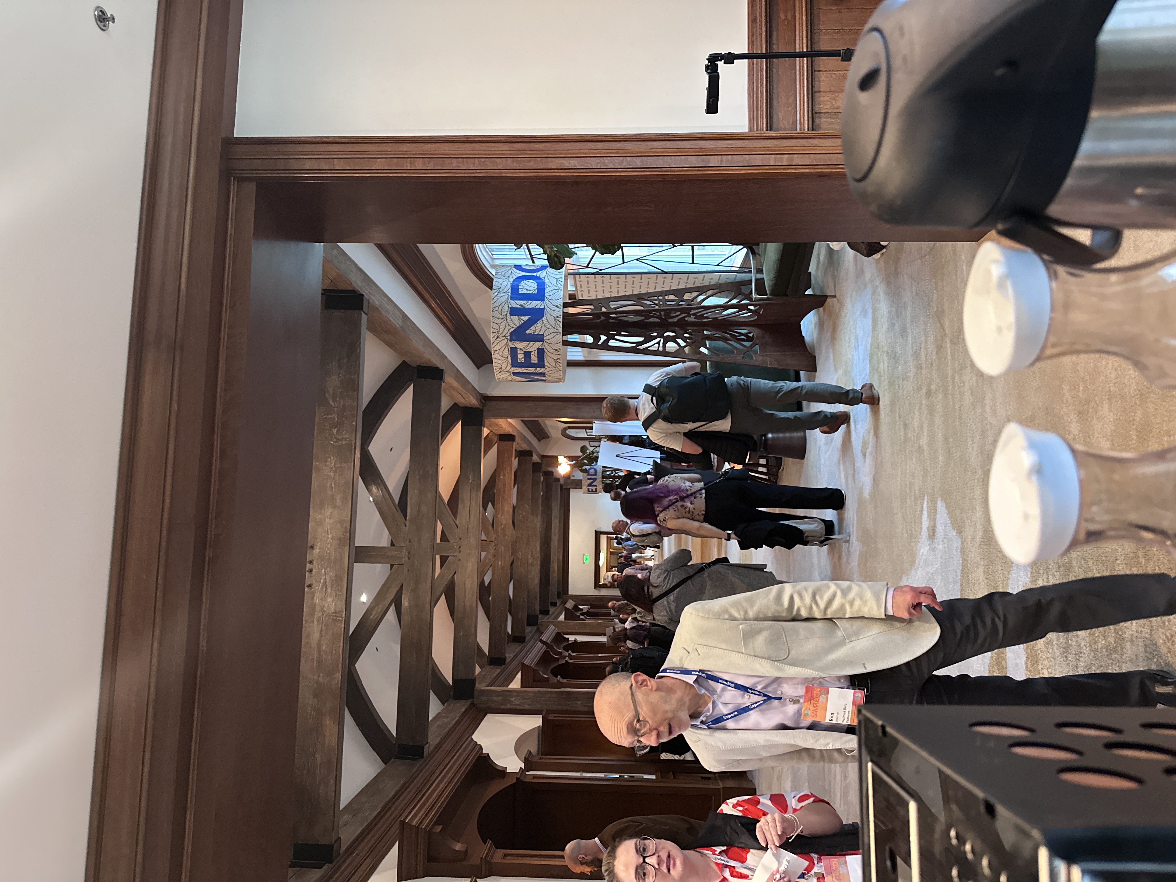 Tee Coffee Studio serving espresso at a busy corporate conference in Atlanta Georgia